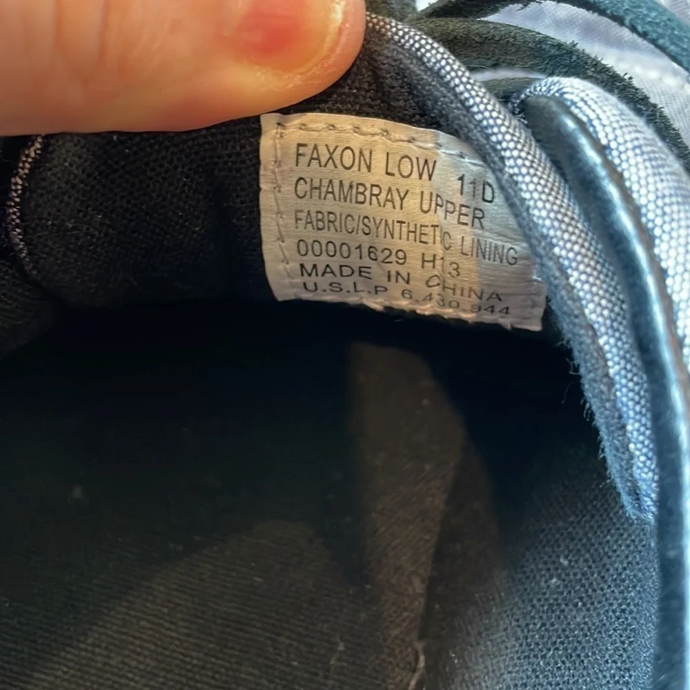 Polo Ralph Lauren Faxon Men’s Gray Canvas Sneakers Low Shoes ~ Sz 11